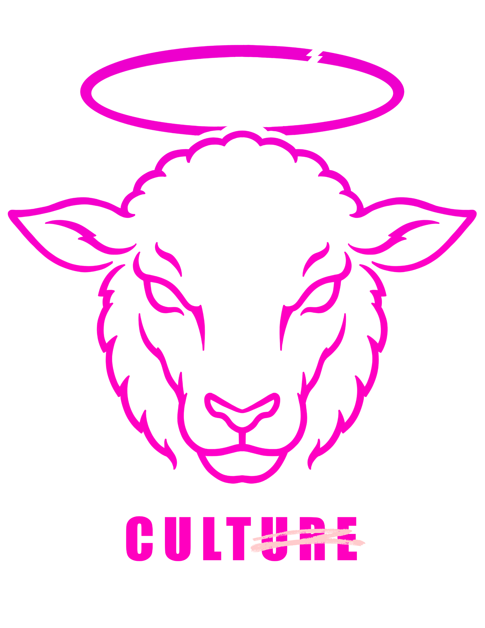 Cult Culture black sheep with a broken halo